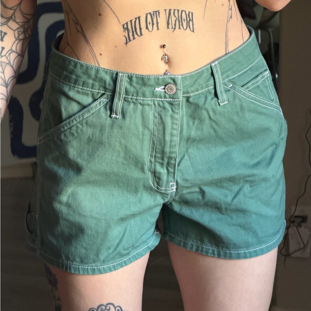 Dickies Forest Green Women's Cargo Shorts